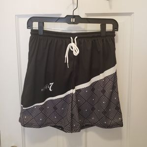 Jack Daniel's Motel No. 7 swim trunks